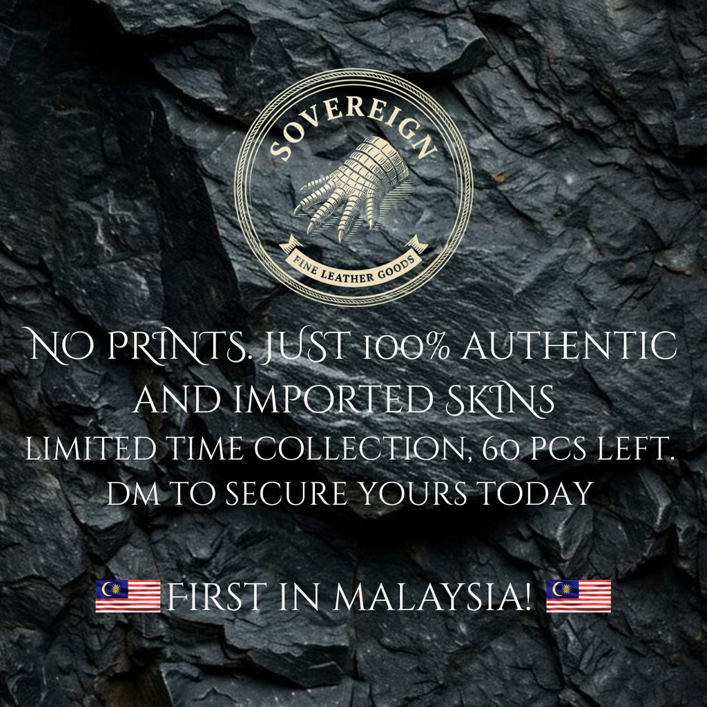 Sovereign Series | Genuine Python & Snake Skin Lighter Sleeve