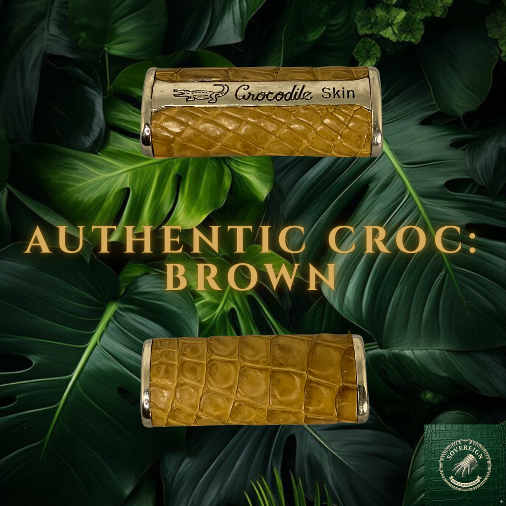 Sovereign Series | Authentic Crocodile Skin Lighter Sleeve