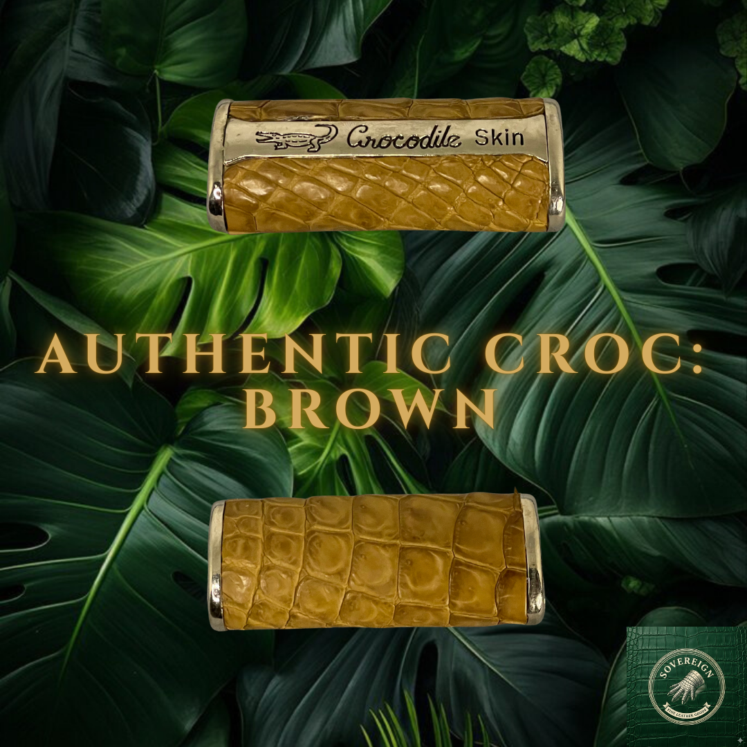 Sovereign Series | Authentic Crocodile Skin Lighter Sleeve