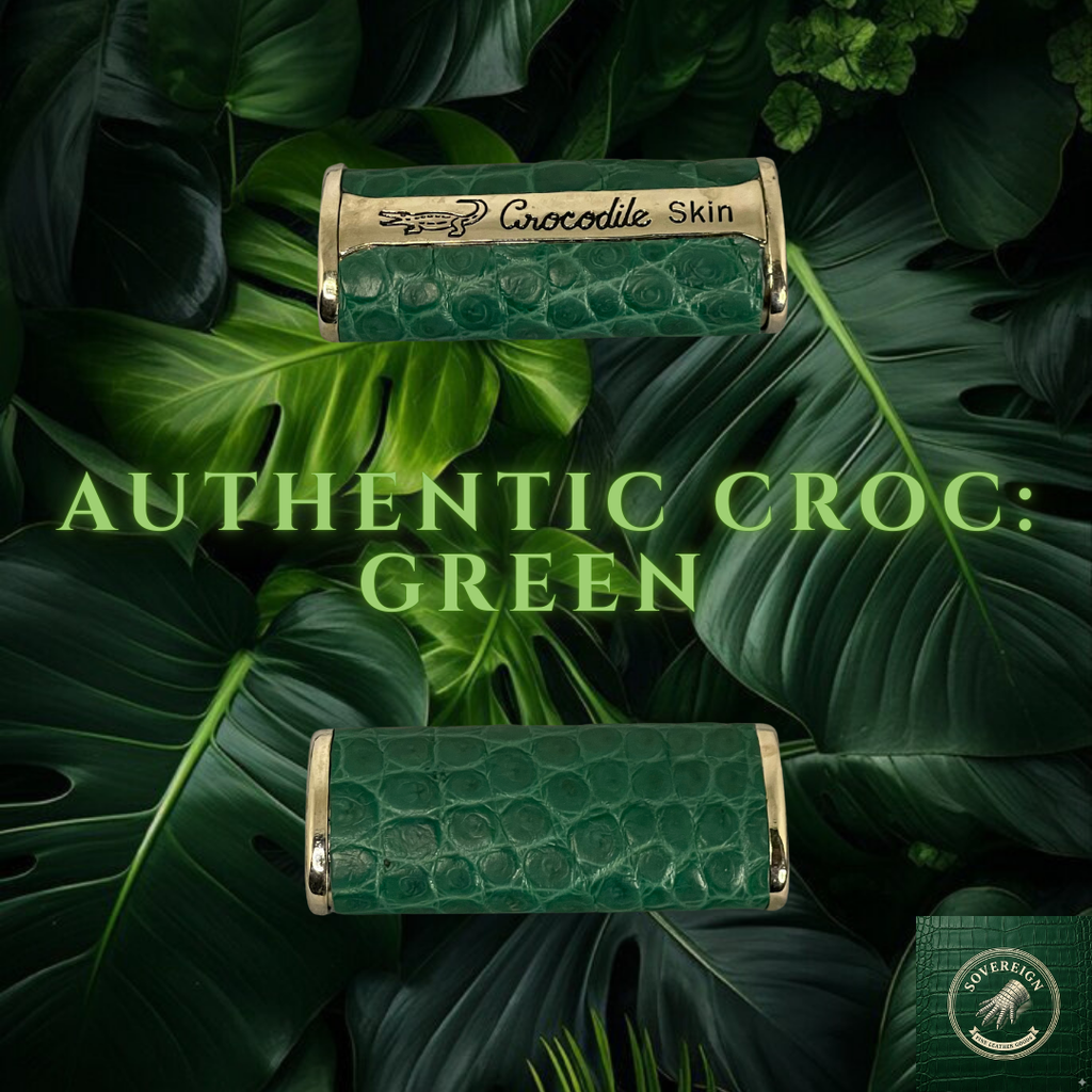 Sovereign Series | Authentic Crocodile Skin Lighter Sleeve